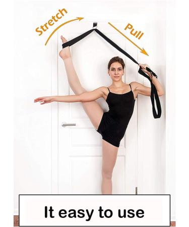 Adjustable Leg Stretcher for Ballet Stretching - Easy Install Door Flexibility Band - Great for Cheer Dance Gymnastics & Taekwondo Training - Buy Online on GoSupps.com