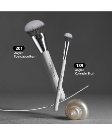 Buy Foundation Concealer Makeup Brushes Set | Soft Big Angled Face Brushes for Liquid Cream Stick Makeup | Bronzer Contour Eyeshadow Blending Tools - Buy Online on GoSupps.com