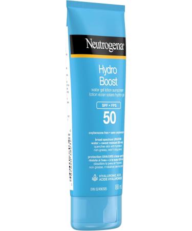 Neutrogena Hydro Boost Water Gel Sunscreen Lotion with Broad Spectrum SPF 50 Water-Resistant & Non-Greasy Hydrating Sunscreen Lotion Oil-Free 88 mL 1 count (Pack of 1) SPF 50 - Buy Online on GoSupps.com