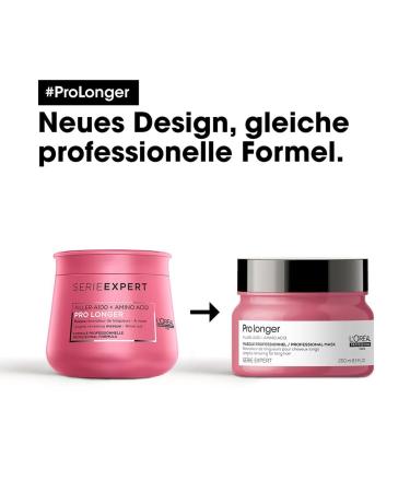 L'Or al Professionnel Pro Longer Hair Mask for Long & Thin Hair - Strengthening Formula with Filler A-100 & Amino Acids 250 ml - International Shipping Available - Buy Online on GoSupps.com