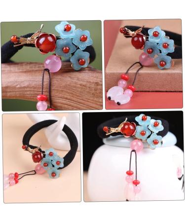 minkissy 1pc Vintage Hair Tie Hanfu Hair Accessories Chinese Hair Accessories Decorative Hair Ties Bead Hair Ties Pearl Hair Cosplay Hair Accessorie Agate Hair Rope Lady Hair Bands Headgear - Buy Online on GoSupps.com