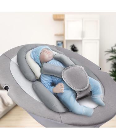 INFANZIA 3-in-1 Head & Body Supports for Baby Newborn Infants, Grey - Perfect for All Seasons - Buy Online on GoSupps.com