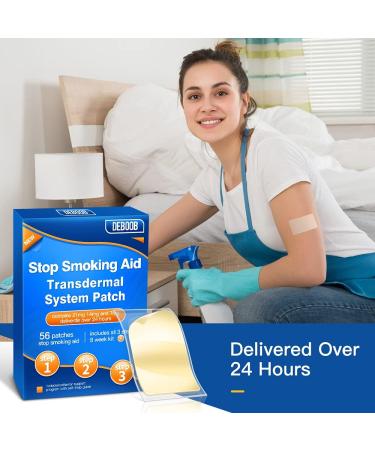 Quit Smoking Patches Step 1 2 & 3 (21mg 14mg 7mg) - 56 Count | Effective Stop Smoking Aids - Blue4 - Buy Online on GoSupps.com