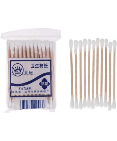 Cotton Swabs with Wooden Handles - 1000pcs Cotton Buds for Makeup Cleaning Arts & Crafts - Eco-Friendly Daily Home Use - Buy Online on GoSupps.com