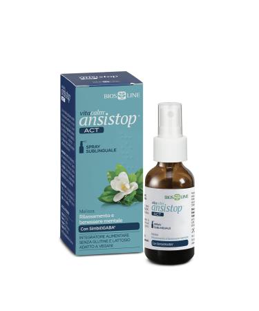 Bios Line BIOS LINE VitaCalm Ansistop ACT Dietary supplement for relaxation and mental well-being gluten and lactose free 20 ml sublingual spray