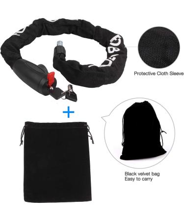FOBOZONE Solid Manganese Steel Motorcycle/Scooter/Bike Chain Lock - High Security - Buy Online on GoSupps.com