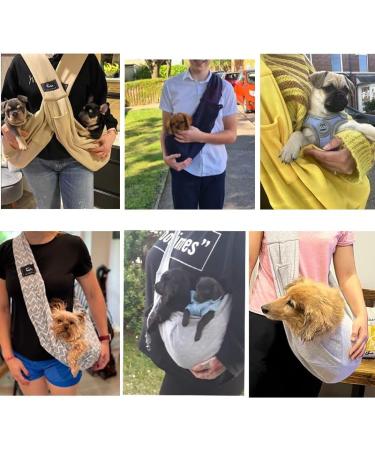 Buy Cuby Dog Carrier Pocket Adjustable Sling for Small & Medium Dogs Cat Pocket with Kifcos Shoulder Strap Safety Belt for Walks - Stylish & Functional - Buy Online on GoSupps.com
