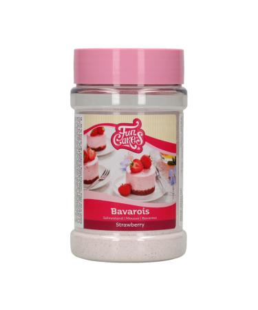 FunCakes Mix for Strawberry Bavarian: Delicious cream, perfect dessert, easy to use, perfect as a cake topping, d