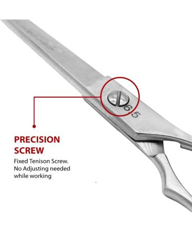 Barber Scissors 6.5 - Stainless Steel Hair Cutting Shears by Majestik+ - Lightweight & Razor Edge for Salon Standard Haircuts - Buy Online on GoSupps.com