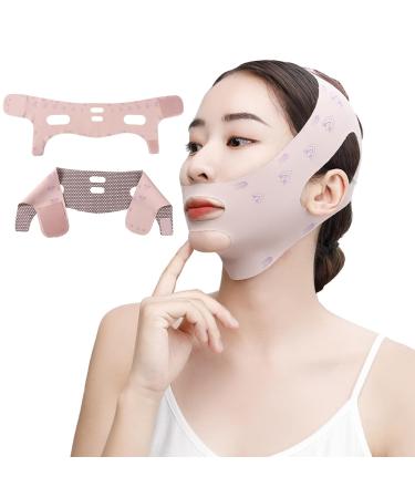 Double Chin Reducer V Line Lifting Mask | Soft Elastic Chin Strap for Skin Tightening & Sculpting | Reusable Depuffing Face Mask for Men & Women - Buy Online on GoSupps.com