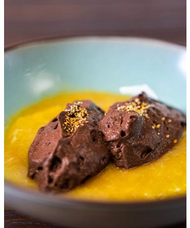 RUF Mousse au Chocolat - Classic Gluten-Free Dessert with Melting Chocolate Pieces | Just Add Milk | 100g - Buy Online on GoSupps.com