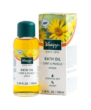 Kneipp Arnica Herbal Bath Oil for Joint & Muscles, Bath Soak, 3.38 fl. oz. Joint & Muscle, Amica