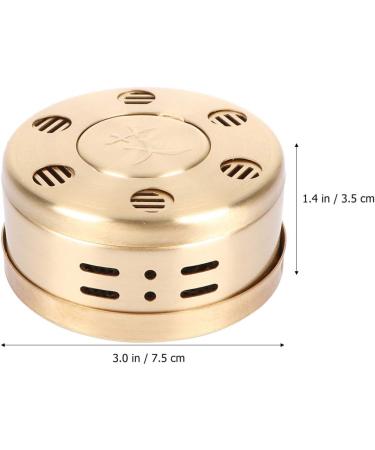 Exceart Moxibustion Tool - Smoke-Free Moxa Pockets & Burner Box for Digestive Disorders & Muscle Stiffness - Copper Heat Holder for Home Use - Buy Online on GoSupps.com