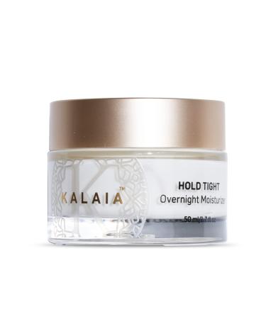 Kalaia Hold Tight Overnight Moisturizer | 50 mL | Skin Care Beauty | Hydrating Night Moisturizer for Face & Neck | Anti Aging Facial Night Cream with Turmeric Vitamin E & Water