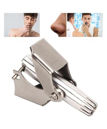 Manual Nose Hair Trimmer & Remover | 360 R-Shaped Stainless Steel Blade | Precision Grooming Tool - Buy Online on GoSupps.com