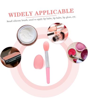 Housoutil 2 Sets Lip Stick Dust Silicone Lip Covers Silicone Scrubber Silicone Brush Lady Tools Lip Balm Applicator Accessory Lip Makeup Lip Scrub Brush Facial Miss Girl - Buy Online on GoSupps.com