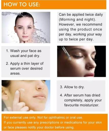 Vitamin C Serum For Face For Ladies and Men Toning and Hydrating Face Serum with Hyaluronic Acid Vitamin E Rosa Casina Extract All Natural Moisturizer Face Skin Care Facial Serum Aloe Vera Extract Vitamin E & organic Botanicals (30ml / 1 fl.oz) - Buy Online on GoSupps.com