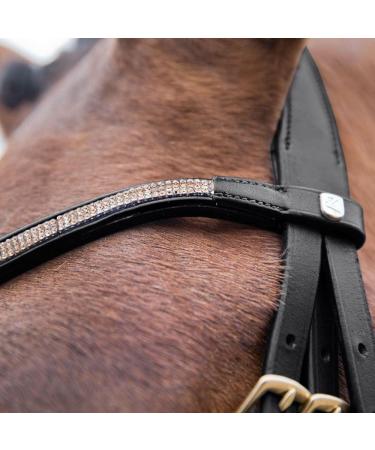 HORZE Lester Dressage Snaffle Bridle with Reins - Black Horse | Quality Equestrian Gear - Buy Online on GoSupps.com
