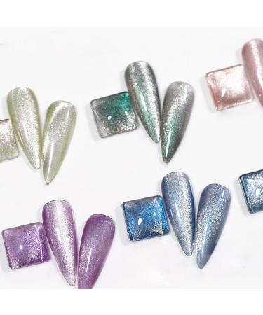 15ml Semi Permanent Soak Off UV Lamp Gel Nail Polish Cat Eye Gel Laser Colorful Gel Manicure Art - (Color: 6) - Buy Online on GoSupps.com