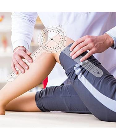 Louttary 1 Piece Transparent Orthopaedic Square Plastic Instrument 360 Degree Band Dental Ruler 12 - Buy Online on GoSupps.com