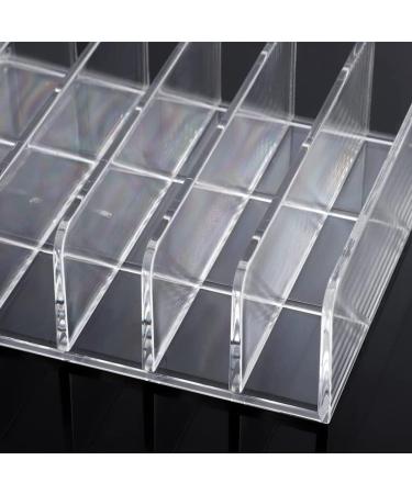 Dacvgog Eyeshadow Palette Organizer 7 Section Divided Palette Holder Inserts Eyeshadow Storage Organizer(2 Size) - Buy Online on GoSupps.com