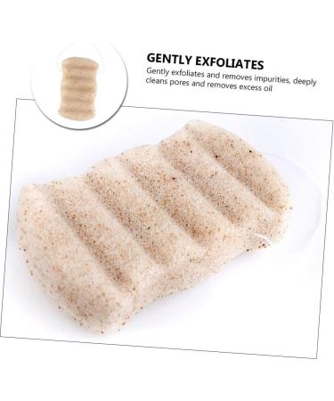minkissy 1pc Bath Cotton Charcoal Sponge Body Sponge Cleansing Sponge Cleansing Puff Wash Round Face Skin Care Tools Skin Care Sponge Gum Face Wash Take a Bath - Buy Online on GoSupps.com