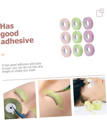 Angoily 36 Rolls Lash Tape Cosmetology Supplies Makeup Supplies Breathable Eyelash Tape Eyelashes Grafting Supply Pink Tape Breathable Lash Tape Eyes Non-woven Fabric Blindfold - Buy Online on GoSupps.com