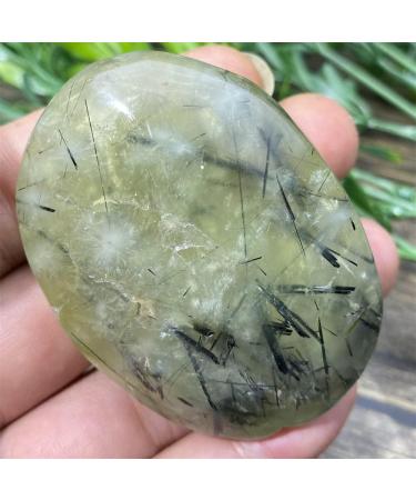 Green Prehnite Palm Natural Stone Quartz Crystals Wicca Wichcraft Minerals Ornaments Room Home Decoration - (Color: 83g) - Buy Online on GoSupps.com