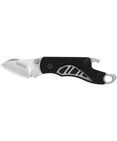 Kershaw Cinder Multi-Function Pocketknife (1025) - 1.4 3Cr13 Blade, Manual Opening, Liner Lock, Bottle Opener, Keychain Carry - Black Handle - Buy Online on GoSupps.com
