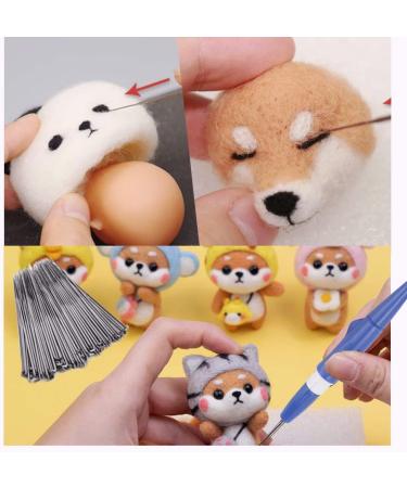 Felting Needle Punch Pen 3-Needle Set for DIY Craft - Blue Wool Felting Supplies - Buy Online on GoSupps.com