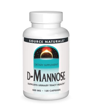 Source Naturals D-Mannose 500 mg 120 Capsules