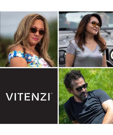 Bifocal Sunglasses for Women - Verona by VITENZI Gold 2.25 Diopters | Tinted Reading Sun Glasses - Buy Online on GoSupps.com