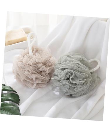FOMIYES 4pcs Bath Sponge Set - Mesh Pouf Bath Balls for Shower - Premium Bathroom Supplies for a Luxurious Clean - Buy Online on GoSupps.com