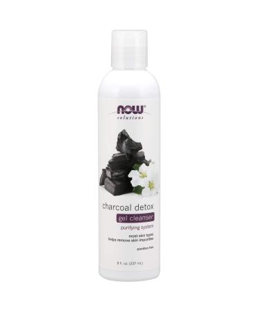 Now Foods Solutions Charcoal Detox Gel Cleanser 8 fl oz (237 ml)
