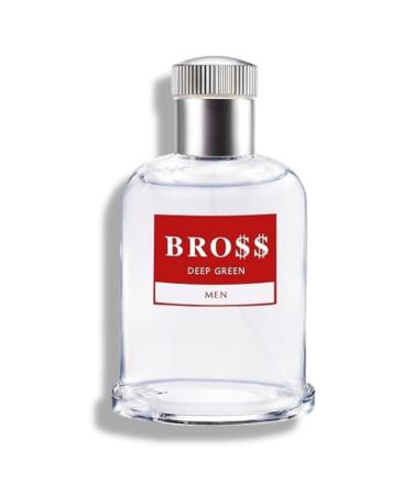 BRO$$ DEEP GREEN MEN EAU DE PARFUM 3.4 FL. Oz Woody Spicy fragrance for men. - Buy Online on GoSupps.com
