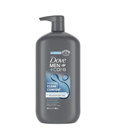 Dove Men + Care Hydrating Clean Comfort Body and Face Wash with 24hr Nourishing Micromoisture Technology Body Wash for Men 950 ml with Pump Fragranced 950 ml (Pack of 1)
