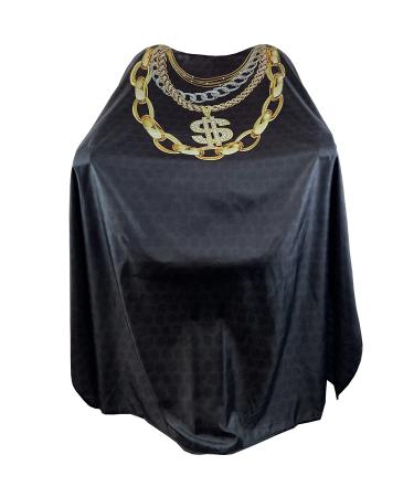 Pelocapa Barber Cape for Men - Waterproof Professional Stylist Cape - 63 56 - Dollar Chain Design - Buy Online on GoSupps.com