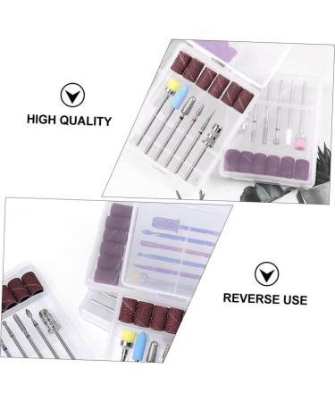 Sosoport 1 Set Nail Polisher Professional Nail Drill Nail Drill Bit Nail Drill Sanding Bands Nail Grinding Head Nail Sand Bands Nail Tools Stainless Steel. Silicone. Quartz. Ceramics 7.1x5.7cm As Shown - Buy Online on GoSupps.com
