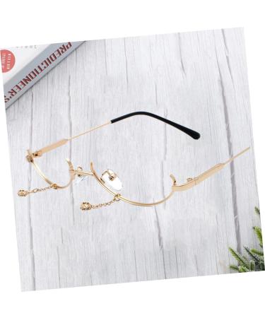 Ifundom Child Sunglasses - Stylish Metal Decorative Glasses for Kids | Punk Gold Lentiless Versions | International Shipping Available - Buy Online on GoSupps.com