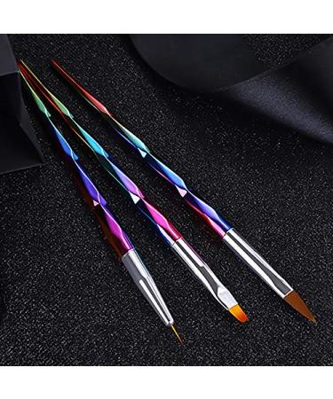 MWoot 10-Part Nail Brush Set | Nail Art Painting & Drawing Brushes for UV Gel & Acrylic Fingerails | Nail Liner Brushes & Accessories for Pedicure & Manicure - Buy Online on GoSupps.com