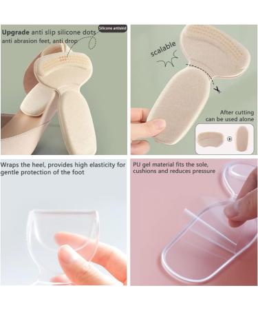 18 Pairs Reusable Heel Inserts for Women - Comfortable Heel Pads and Grips for High Heels - Buy Online on GoSupps.com