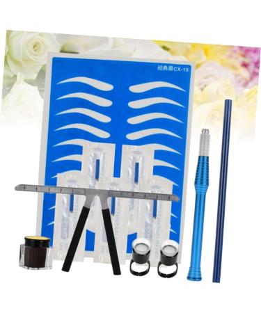 Outanaya Coffee Cup Pigment and Manual Positioning Pencil Pen Dark Rings Eyebrow Kit Skin Ruler Three-point - Buy Online on GoSupps.com