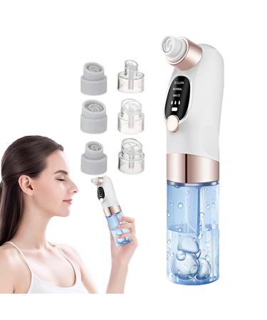 Fiakup Electric Extractor Electric Facial Pore Cleaner - Adjustable Rechargeable Remover with 6 Suction for Skincare for Women and Men