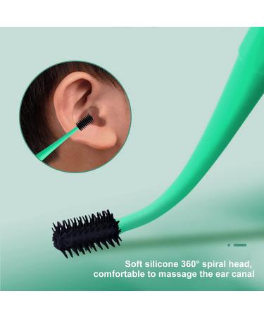 Silicone Ear Pick Double Head Ear Cleaner Spiral Swab Ear Wax Removal Tool Ear Cleaning Sticks Earpick Remover - Buy Online on GoSupps.com