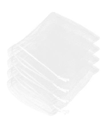 Beaupretty 4pcs soap net holder soap mesh pouch exfoliating mesh soap bag soap mesh bag drawstring soap pouch soap net bag soaps mesh bags drawstring Soap Mesh Holder bar handmade soap