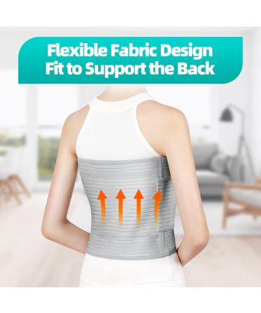 GUANAI Broken Rib Brace - Breathable Chest Wrap Belt for Men & Women - Medium Size for Rib Injury Support and Protection - Buy Online on GoSupps.com