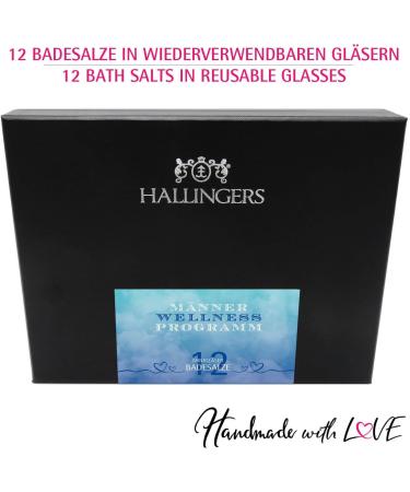 Hallingers Men's Wellness Program - 12 Salz Gift Set with Totes | Perfect Mother's Day & Father's Day Gift | Celebrate New Home & Wellness - Buy Online on GoSupps.com