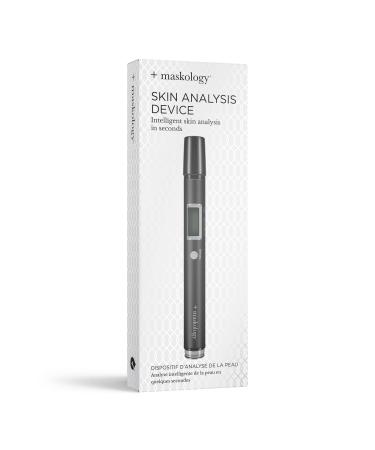 MASKOLOGY SKIN ANALYSER | Skin Analysis Device | Facial Skin Hydration & Oil Analysis Test Pen | Digital Skin Detector Pen with LCD Display | Skin Care Device for Home