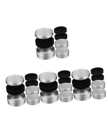 Beaupretty 12 Sets Makeup Brush Cleaning Box Removal Sponge Brush Removal Sponge for Eye Shadow Blush Dry Makeup Brush Cleaner Foundation Makeup Cosmetic Sponges Cleaning Tool