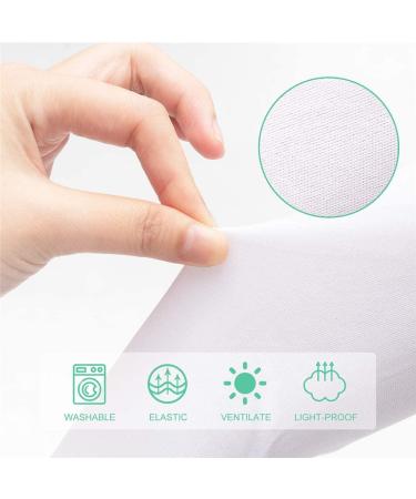 Subay Anti UV Shield Gel Manicure Gloves - 1 Pair, Professional Fingerless Protection from UV Light Lamp Dryer - White - Buy Online on GoSupps.com